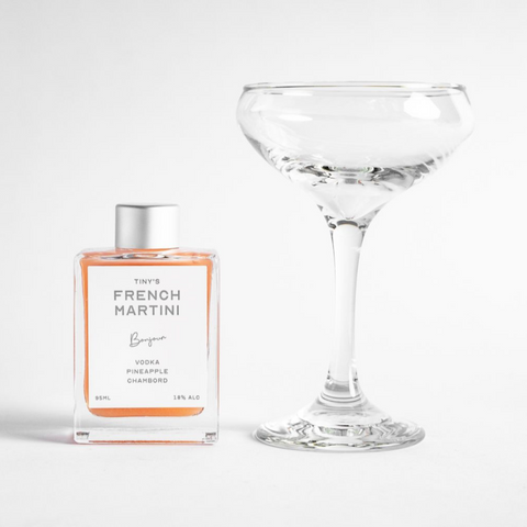 French Martini and Martini Glass