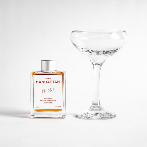 Manhattan and Martini Glass